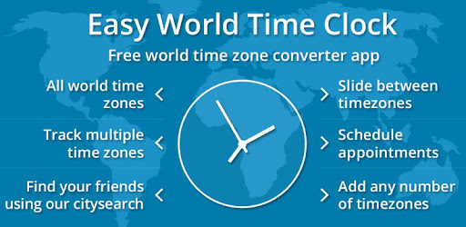 Free World Time Clock: Powerful Timezone Converter APK Download For Free