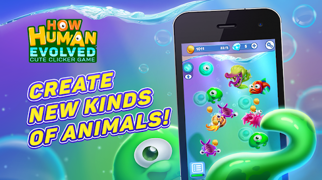 How human evolved: cute clicker game APK Download For Free