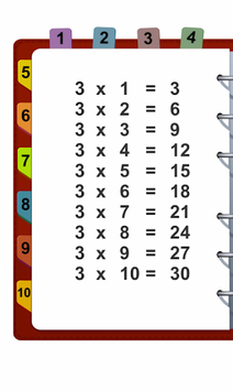 Multiplication table: fast math tables to 100 APK screenshot 1