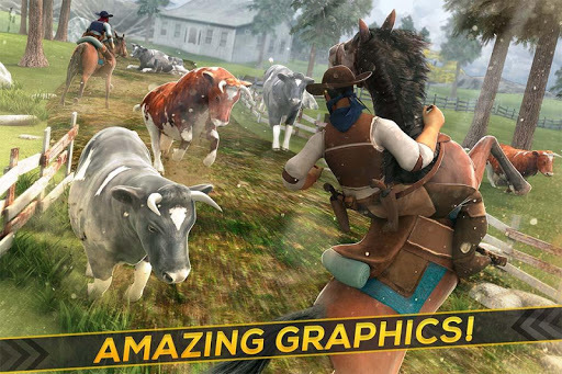 Cowboy Horse - Farm Racing APK screenshot 1