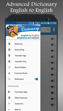 Offline Advanced English Dictionary and Translator APK screenshot 1