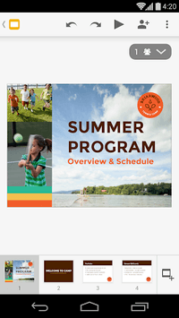 Google Slides APK screenshot 1