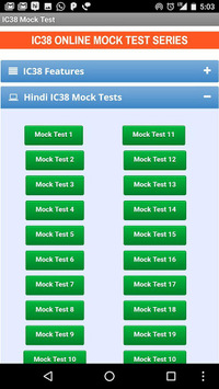 IC38 Mock Test Series APK Download For Free