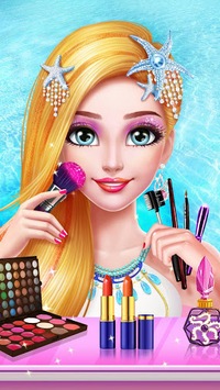Mermaid Princess Makeup - Girl Fashion Salon apk screenshot 1