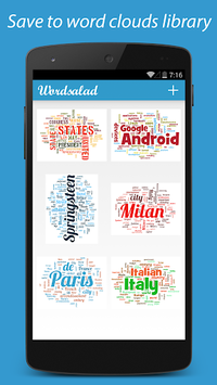 Wordsalad  Wordle word clouds APK Download For Free