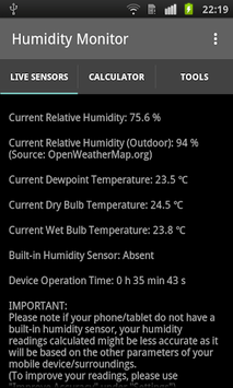 Humidity Monitor - Sensors APK Download For Free