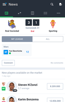 MISTER - Fantasy Soccer Game apk screenshot 1