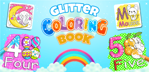 Glitter Number And Letters Coloring Book For Kids APK Download For Free