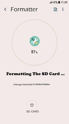 sd card formatter apk for android