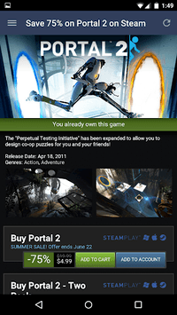 Steam APK screenshot 1