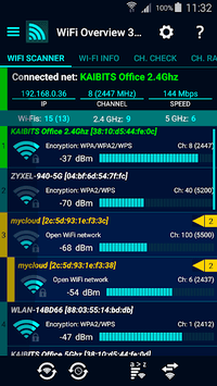 WiFi Overview 360 screenshot 1 WiFi Overview 360 screenshot 1