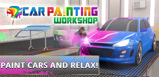 Car Painting Workshop: Stress Relief Coloring Book pc screenshot
