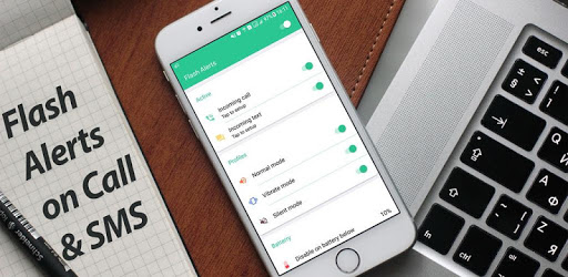 Flash alerts on call and sms - Ringing flashlight for PC - How to