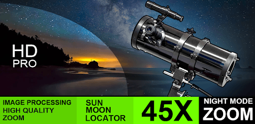 Telescope 45x Zoom Camera (Photo and Video) pc screenshot