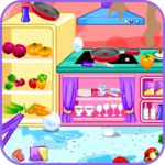 Kitchen restaurant cleanup icon