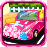 Convertible car wash icon
