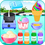 Cooking ice cream and gelato icon