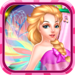 Fairy spa salon and makeover icon