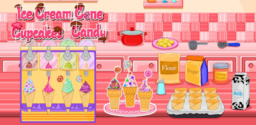Ice cream cone cupcakes candy pc screenshot Ice cream cone cupcakes candy pc screenshot