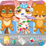 Pet hospital doctor icon