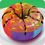 Delicious Rainbow Donut icon