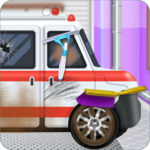 Emergency Vehicles at Car Wash icon
