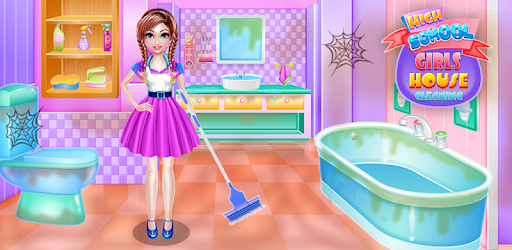 Highschool Girls House Cleaning pc screenshot