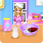 Lovely Rainbow Cake Cooking icon