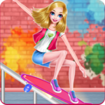 Skater Girl Dressup icon
