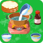 cooking games cake coconut icon