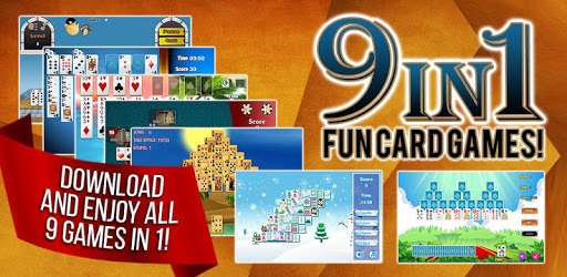 9 Fun Card Games - Solitaire, Gin Rummy, Mahjong pc screenshot