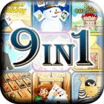 9 Fun Card Games - Solitaire, Gin Rummy, Mahjong icon