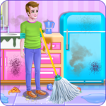 Daddy Messy House Cleaning for pc icon