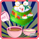 cooking games christmas cake icon