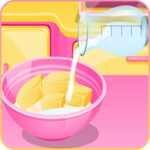 Cook Girls Prepare cake Games icon