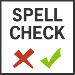 Spelling Check - Free icon