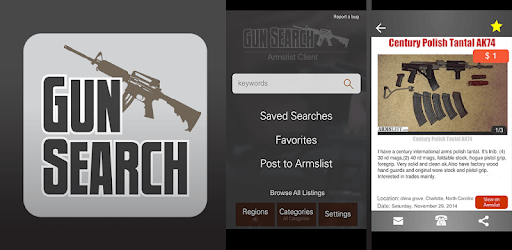 Gun Search For Armslist - Free pc screenshot