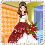Princess wedding girls games icon
