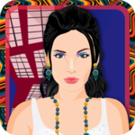 prom princess dress up icon