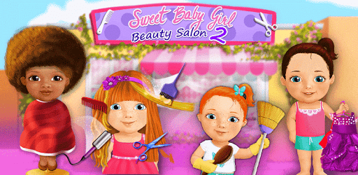 Sweet Baby Girl Beauty Salon 2 pc screenshot
