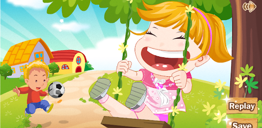 Playing On A Swing DressUp pc screenshot Playing On A Swing DressUp pc screenshot