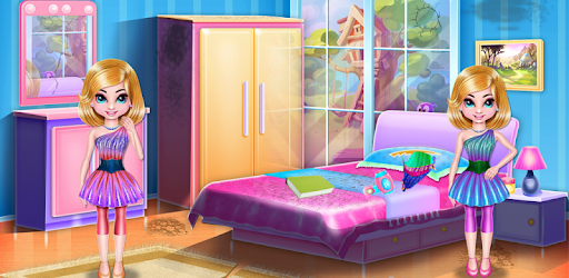 Twin Girls Room Cleaning pc screenshot Twin Girls Room Cleaning pc screenshot