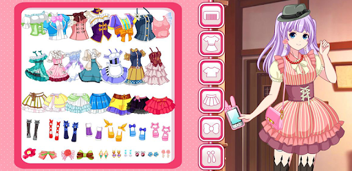 Anime dress up game pc screenshot