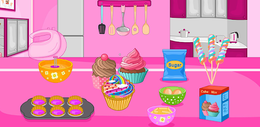 Bake multi colored cupcakes pc screenshot
