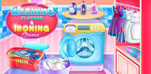 Washing clothes and ironing game pc screenshot