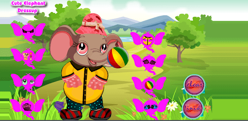 Dress Up Cute Elephant pc screenshot Dress Up Cute Elephant pc screenshot