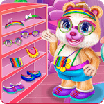 Cute Bear Caring icon