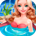 mermaid bathing girls games for pc icon