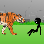 Stickman mentalist. Animals Killer icon
