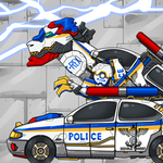 T-rex Cops - Dino Robot icon
